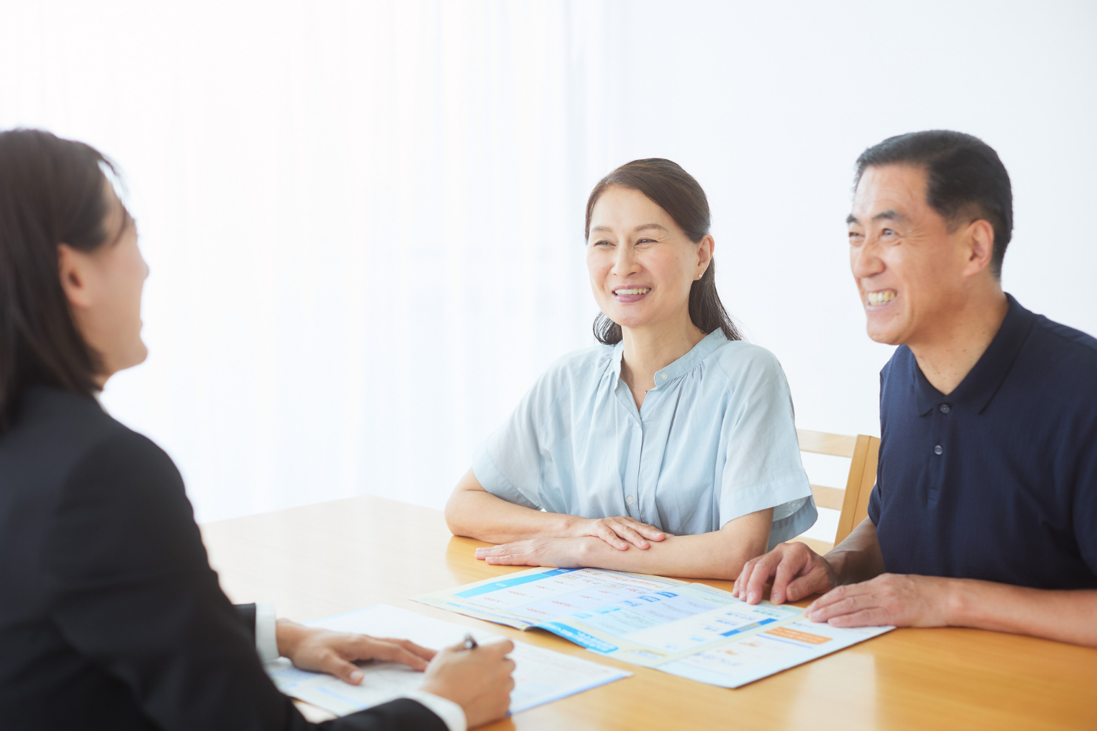 住まいについて相談するご家族